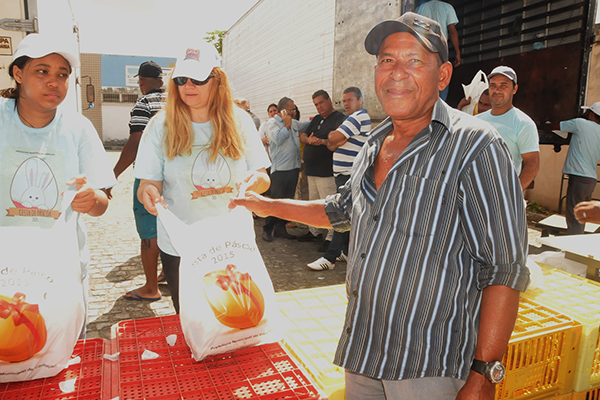 Entrega da Cesta de Páscoa será sábado e domingo (Foto: Agnaldo Silva)