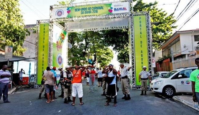 Polícia Militar realiza abordagem nos circuitos da festa (Foto: Divulgação | Governo do Estado)