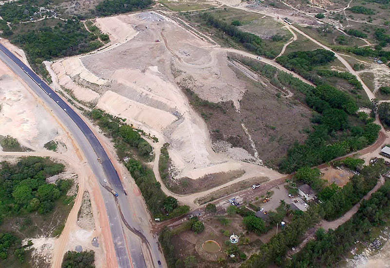 Aterro Sanitário de Camaçari está parado (Foto: Divulgação_Limpec)