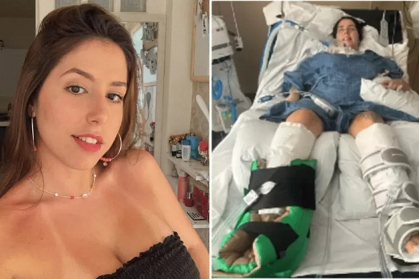 Claudia de Albuquerque Celada, de 24 anos, teve o corpo totalmente paralisado após tomar uma sopa em Aspen, no Colorado, durante uma viagem de intercâmbio