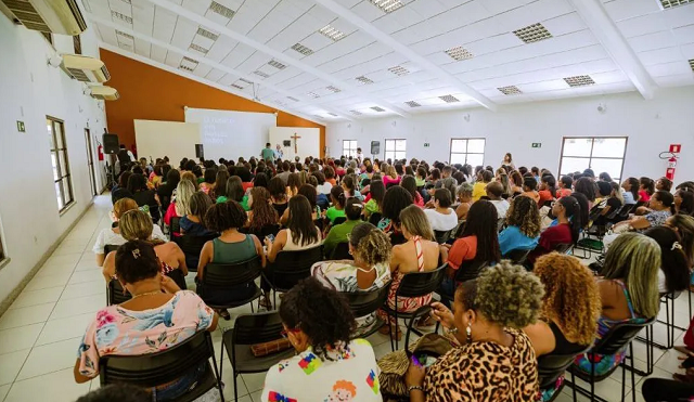 O evento aconteceu no auditório da Cúria Diocesana (Foto: Divulgação)