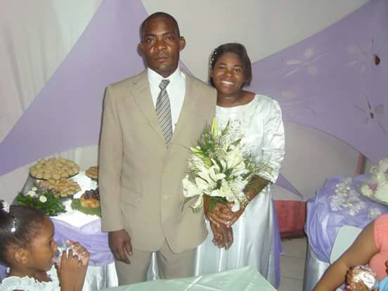 Edvaldo e Jucilena se casaram em 2012  (Foto: Reprodução/Tailane Muniz)